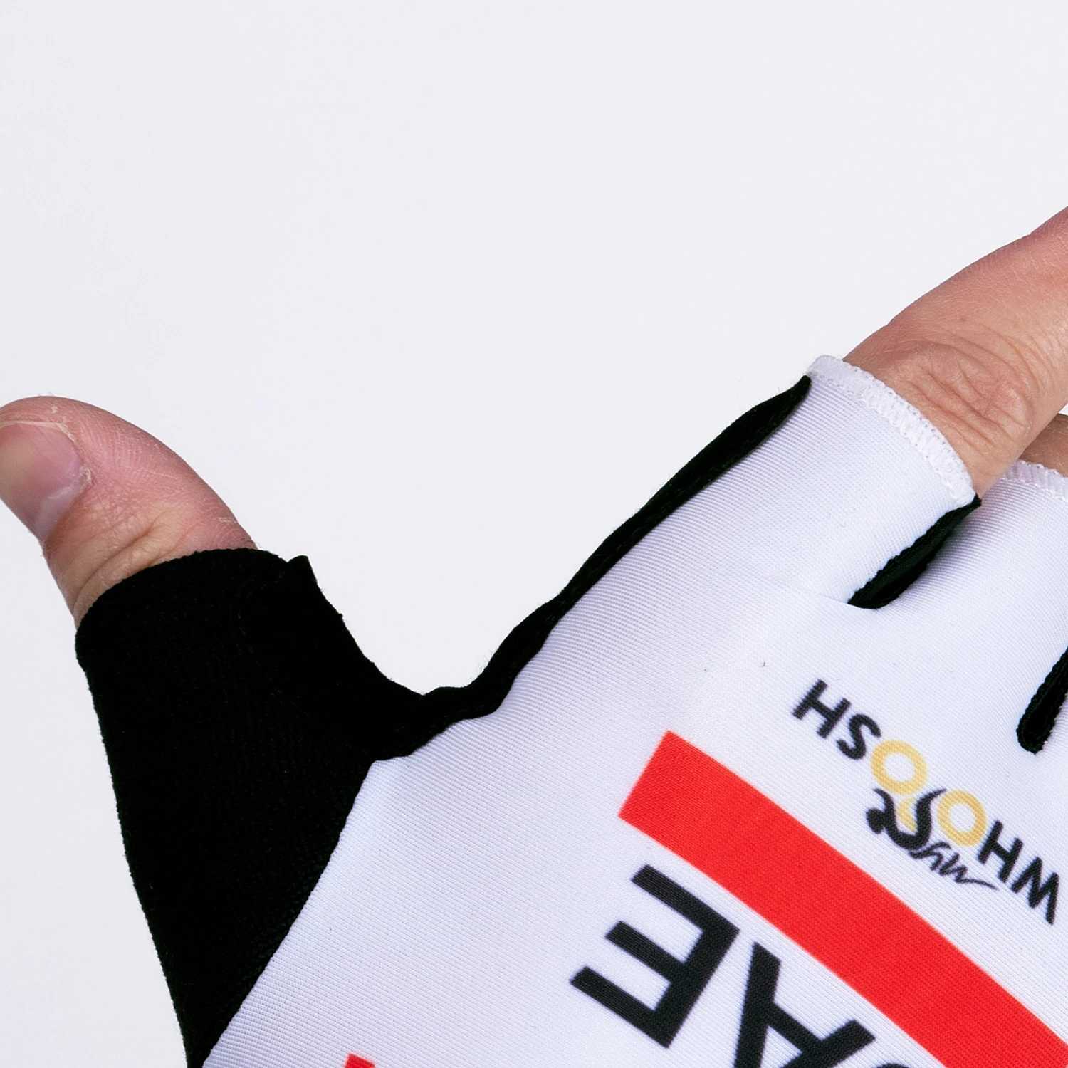 New 2025 Bicycle Gloves UAE Team Mens Half Finger Mat MTB Road Bike Gloves Running Fitness Cycling Sport Gloves Y250419