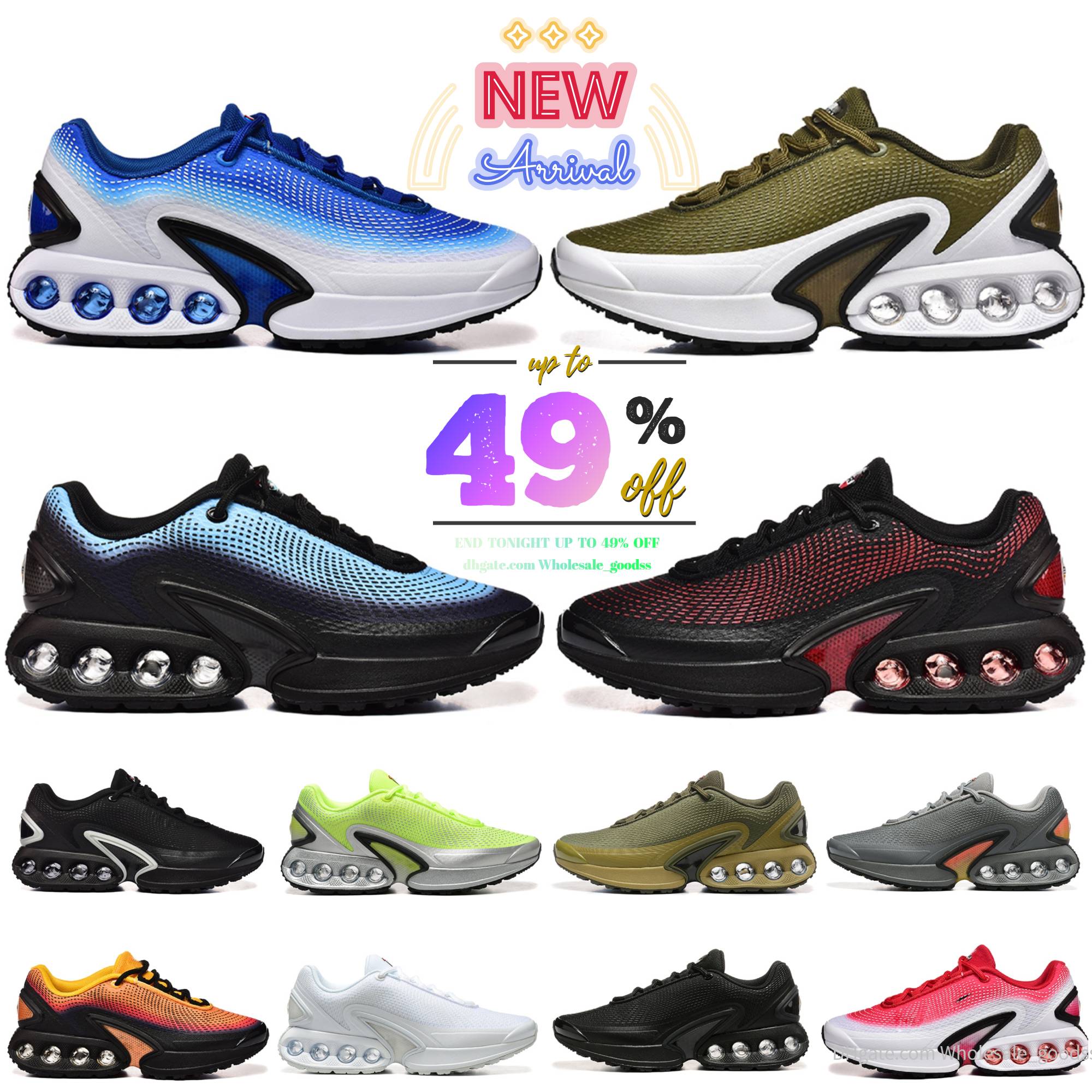 Dns Plus Designer Running Shoes Tn Men Women All Night Black Metallic Particle Grey Racer Blue Laser Orange Comet Red Bred Athletic Trainers Outdoor Sports Sneakers