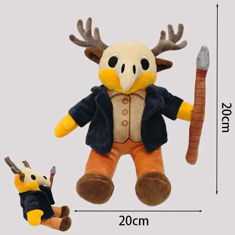 99 Nights In The Forest Deer Plush Toys Movie Stuffed Animals Black Red Deer Brown haired little man Toy for Kids Christmas Gift G251120