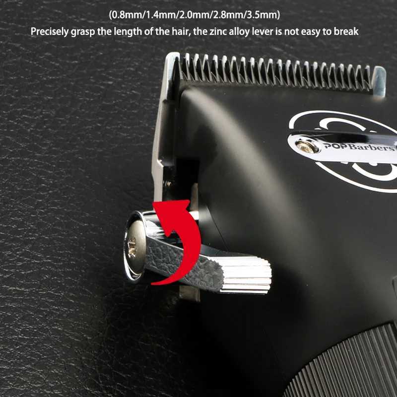 POP Barbers Gold P800 Professional Hair Clipper Black P800F Gradient Push Clipper Hair Stylist Hair Salon Exclusive Hair ClipperT251120