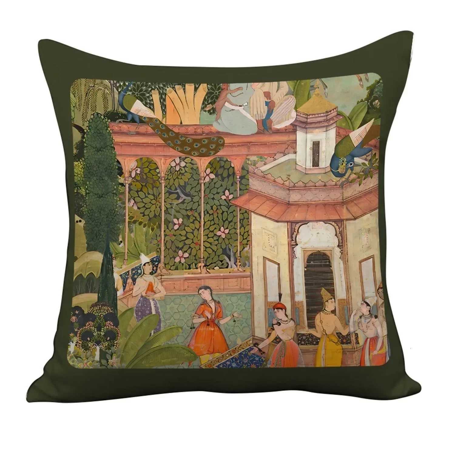 Pillow Case French Chinese Retro Nordic Light Luxury Living Room Cover Sofa Cushion Cover Bedroom Bedside case C251120