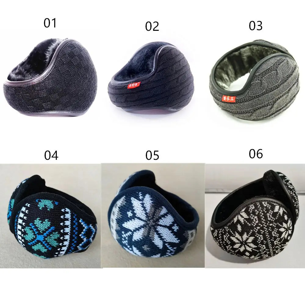 Behind Band Head Mens Warmer Winter Earwarmers Ear Muffs Plush Earmuffs Knitting 251120 - view 7