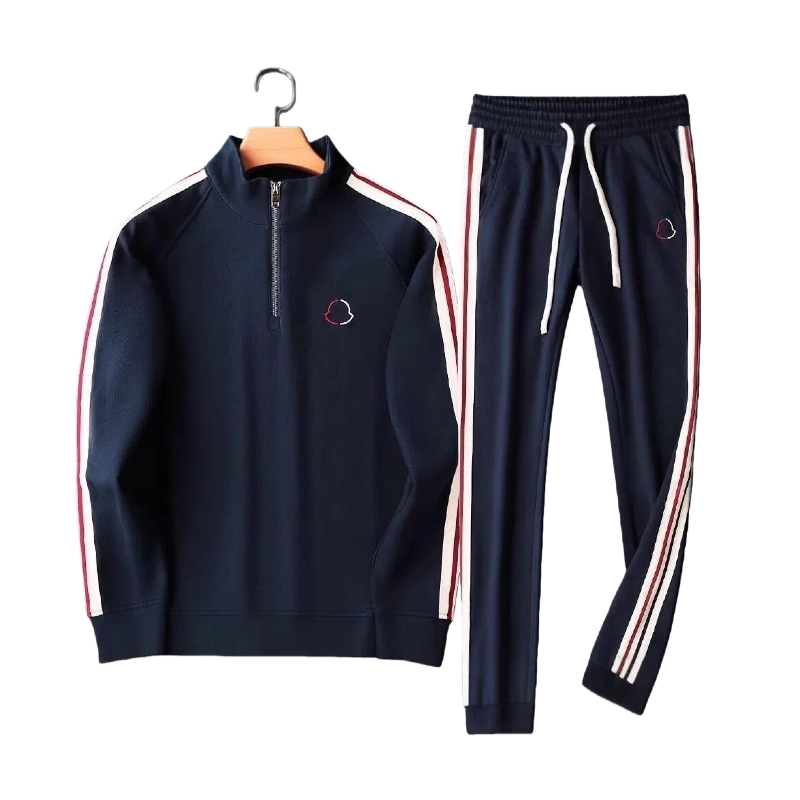 Men's Tracksuit Designer Long Sleeve Half Zipper 2PCS Sports Sets Trendy Brand New Style Autumn And Spring Casual Tracksuit