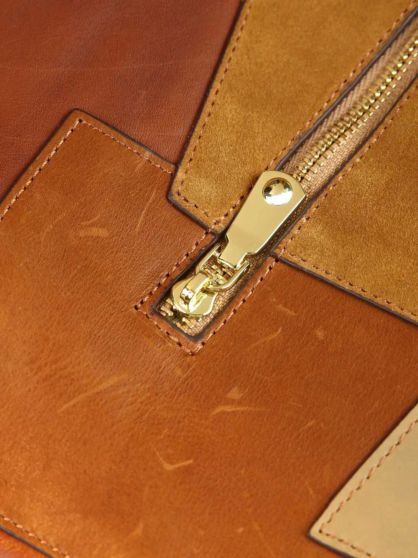 Autumn and winter Korean large-capacity tote bag cmuter bag color block shoder bag Y251120