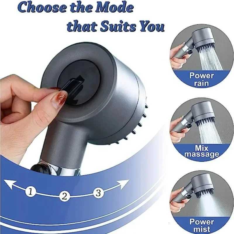 Shower Head High Pressure Head Rainfall High Preassure Water Saving Bathroom Accessary Pressurized Nozzle Universal AdaptationM251120