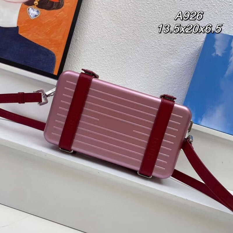 R tile joint hard shell new chest card shoulder crossbody popular mini box small square bag