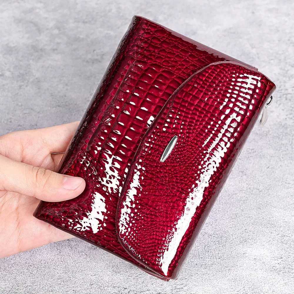 Fashionable Luxury Women Purse Clip Wallet For Credit Card Evening Clutches For Female Designer Woman Wallets Leather Red BlackW251120