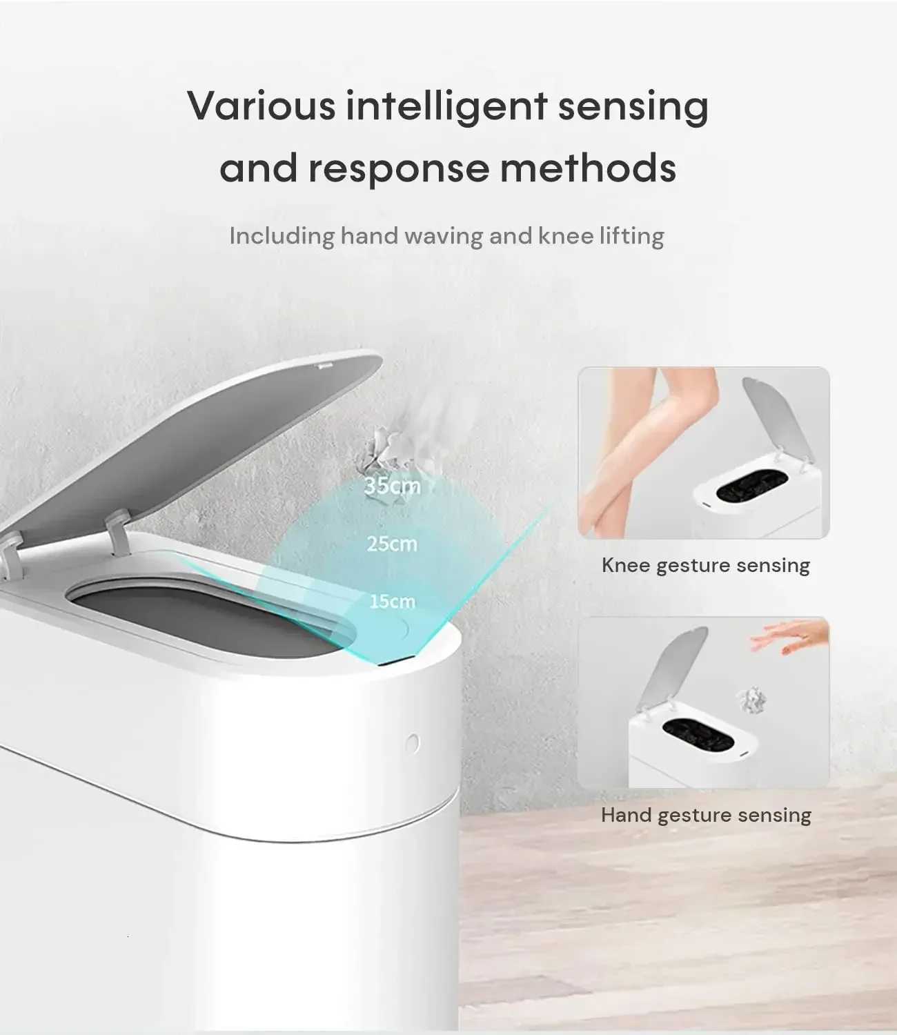 Townew T3 smart trash can automatically opens and closes one-click packaging long battery life and large capacity C251120