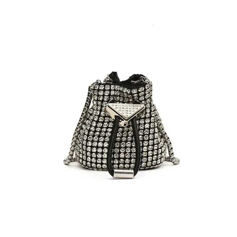 Designer handbag Luxury Women Brand Nylon Set with Diamond Crossbody Bag Fashion Drstring Mini Bucket Messenger Bag Y251120