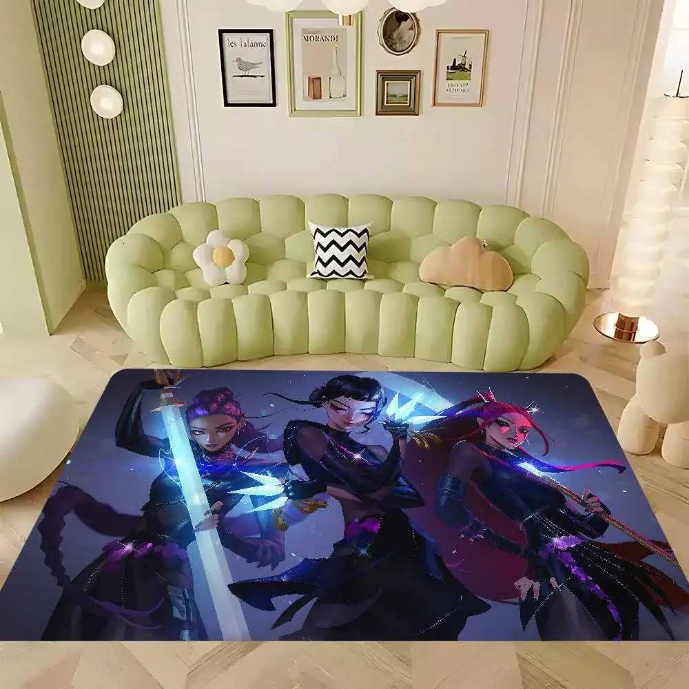 Kpop Demon Anmie H-Hunters Room Mats Cheaper Anti-slip luxury Modern Living Room Balcony Printed Modern Home DecorM251120