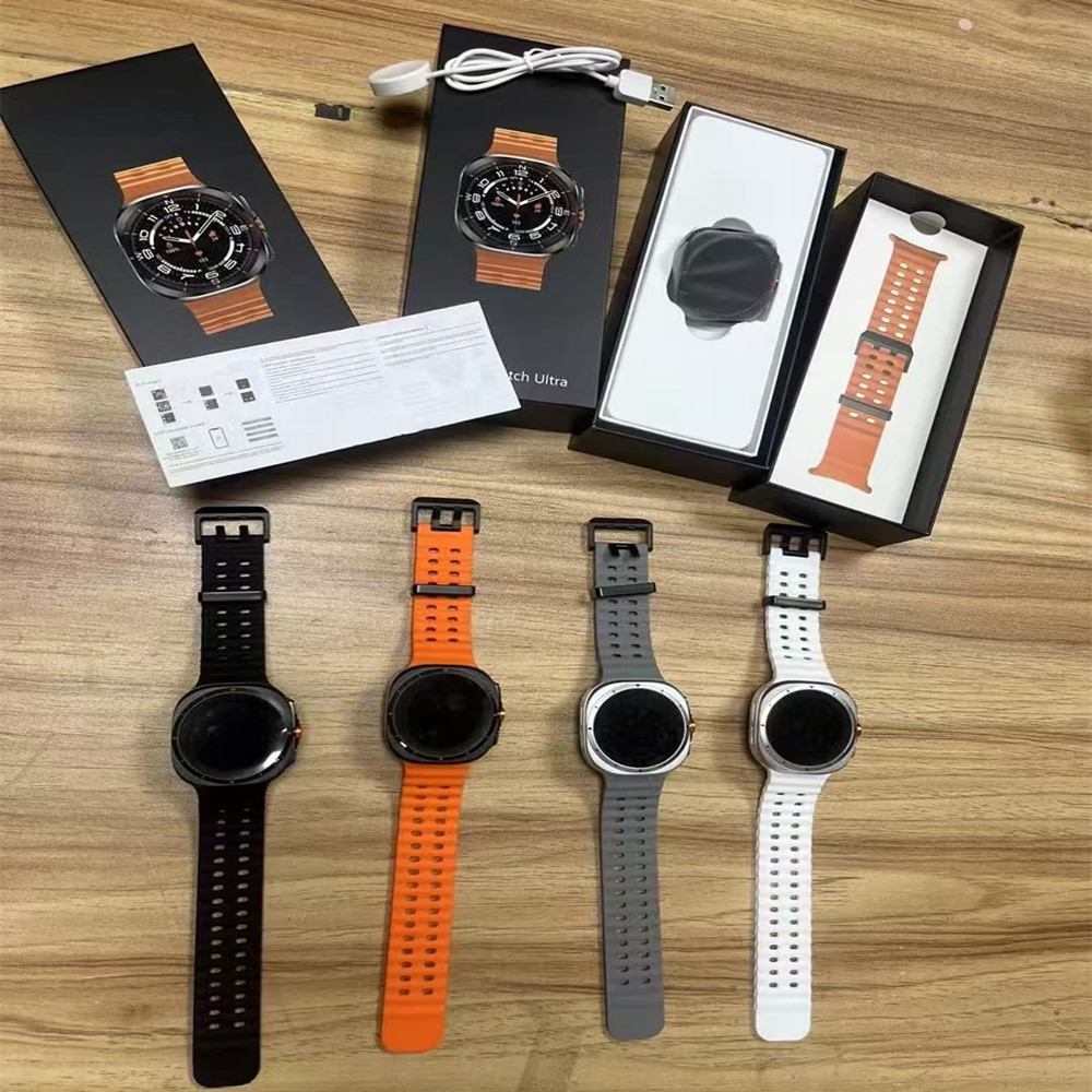 2025 GPS 7 Ultra 47mm Smart Watch IP68 IP68 APPEL BLUETOOTH COMPASS Smartwatch pour hommes Femmes 1.43 Écran AMOLED SPO2