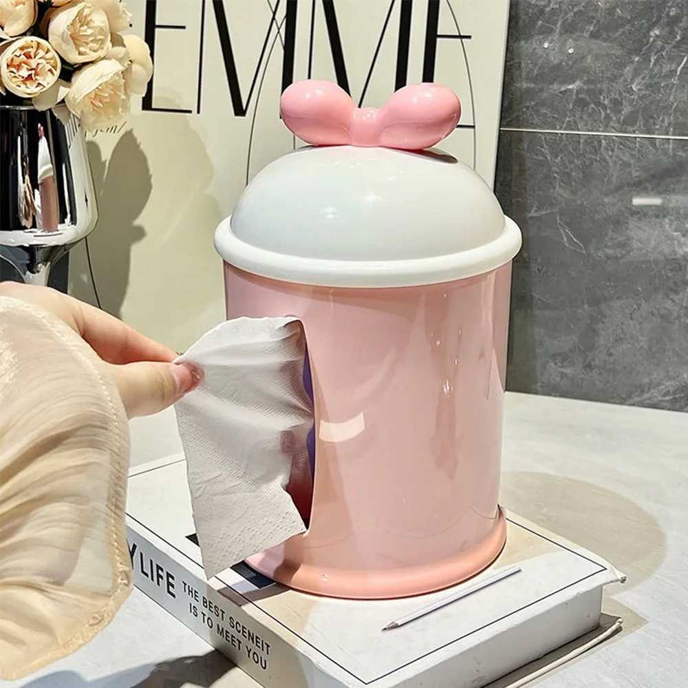 High Quty Cute Bow Tie Tissue Box Cover Coffee Table Ornaments Ceramic Tissue Holder Home Decor Creative Napkin Home C251120