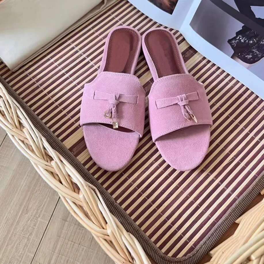 High Quality Suede Slides Womens Slip-on Slippers Summers Beach Ladies Platform Flip ps Female Casual Walking Sandals