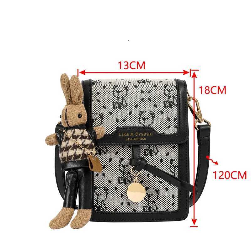 Beibaobao 2024 New PU Bag Cover Style Phe Bag Mini Small Square Bag Vertical Fi Zero Wallet Wens Phe Bag Y251120