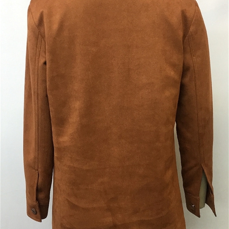 Womens Vintage Suede Lapel Collar Jacket Multi Pocket Military Style Coat Autumn Winter Warm Outerwear Workwear Fas 251106