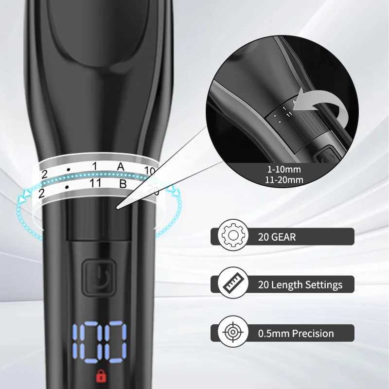 SEJOY Electric Hair Clipper Kit For Men Adjustable Hair Cut Machine Hair Trimmer Professional Rechargeable Hair Cut BarberT251120