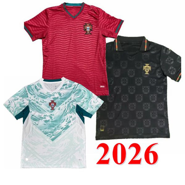 25 26 27 Portuguese ronaldo football shirts Soccer Jerseys B.FERNANDES JOAO FeLIX MANE 2025 2026 2027 Riyadh Men kit Portugal Child Shirt Kits Player national team