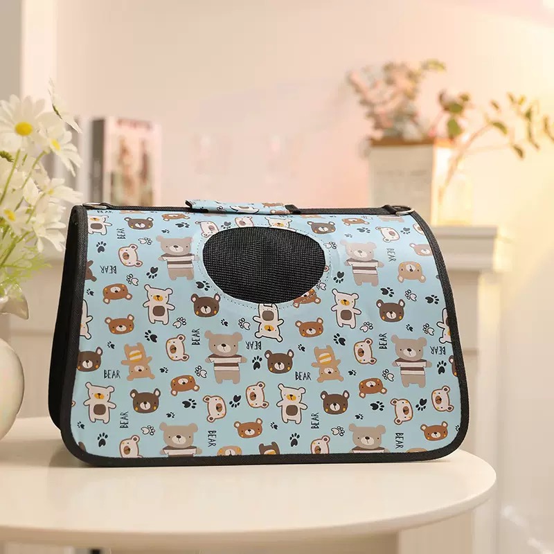 Animal Backpack: Portable Space Capsule Pet Carrier, Foldable Oxford Cloth Breathable Crossbody Cat and Dog Bag Free shipping