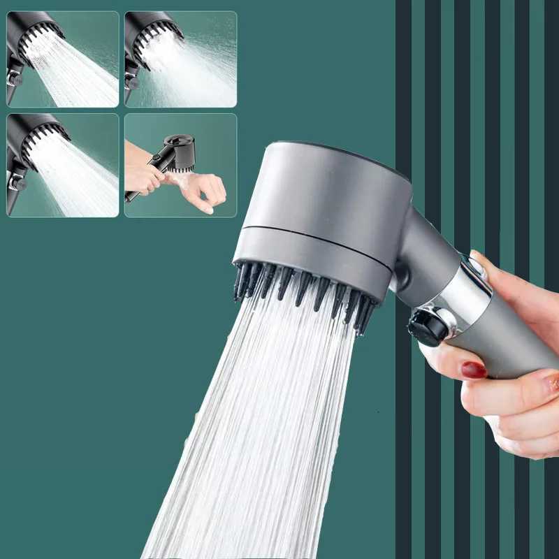 Hand filter portable shower for bathroom Items showerhead water saving shower knobs accessories showers replete handle pipe homeM251120