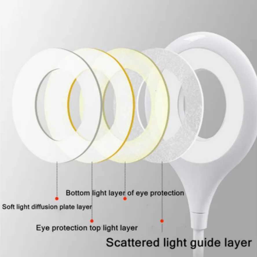 18LEDs USB Direct Plug Portable Lamp Dormitory Bedside Lamp Eye Protection Student Study Reading Available Night Light Lighting M251120