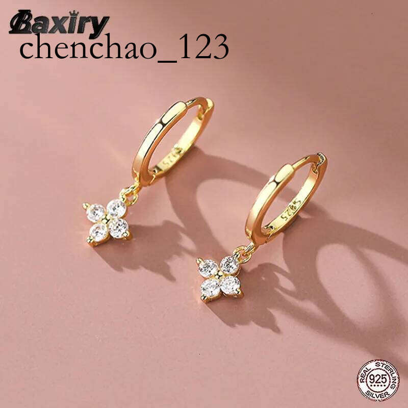Sterg Sier Hoop for Women Fine wer Hie Earring Trending Original Dangle Earrings Jewelry 230411