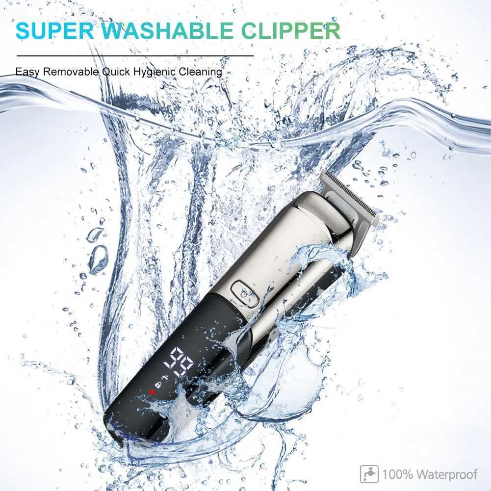 6-in-1 Hair Beard Trimmer Facial Body Groomer Hair Clipper Electric Shaver Nose Wet / Dry Trimmer Mustache for MenT251120