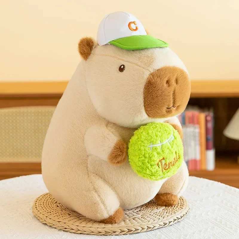 25-60cm Cute Capybara Plush Toy Simulation Capibara Fluffty Doll Internet Celebrity Animals Soft Stuffed Toy Room Decor Kid Gift G251120
