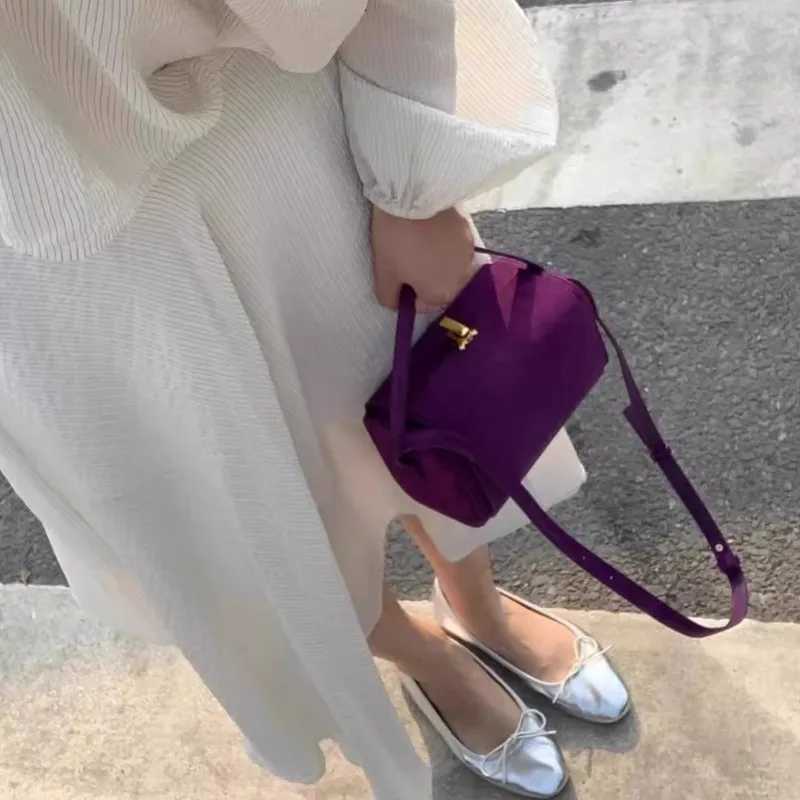 Trendy High Quality Textured Faux Suede Box Shoder Bag French Style Chic Lah Handbag Ladies Shoder Bag Wen Y2K Ahetic Y251120