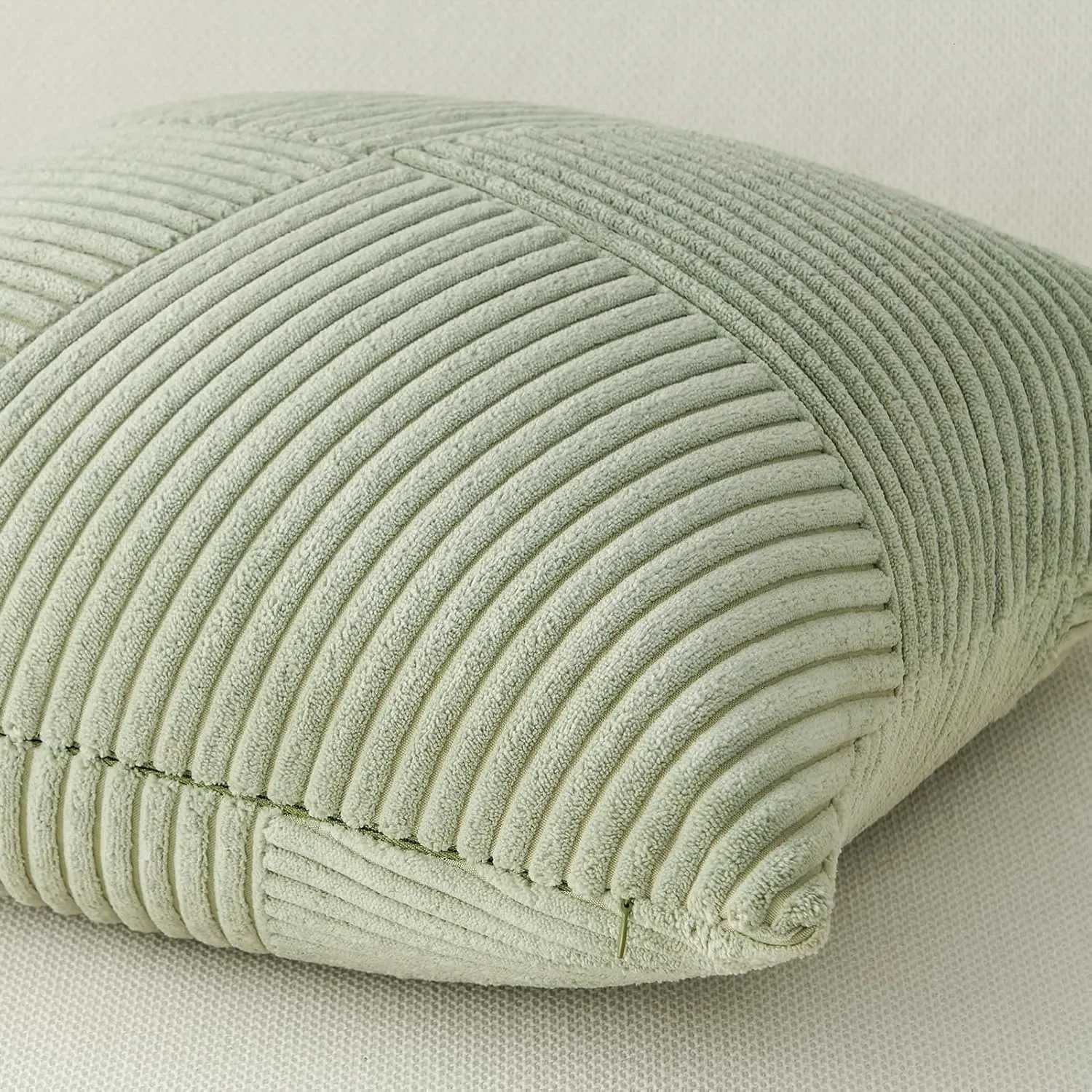 Pillow Case Spring Green Windmill Luxury case 40x40CM Striped Corduroy Throw cover Textured Solid decor for Sofa Living Room C251120