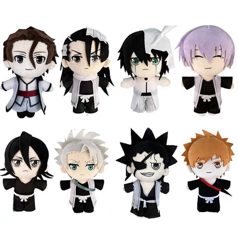Anime BLEACH Plush Toy Kuchiki Byakuya Kurosaki ichigo Aizen Sousuke Zaraki Rukia Ichimaru Gin Stuffed Doll Soft Figure Fan Gift G251120