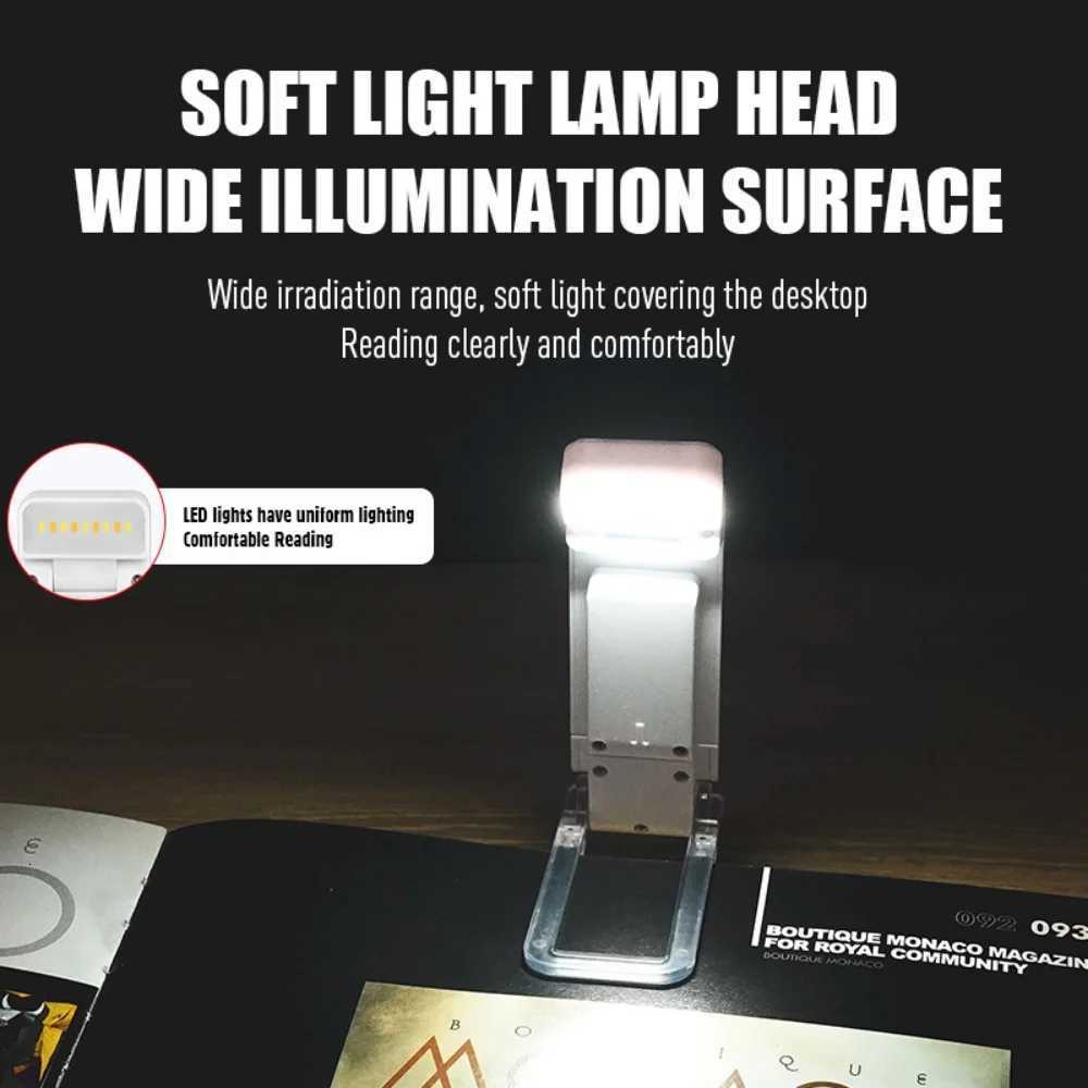 Usb Charging Clip Reading Light LED Rechargeable Book Lamp Bookmark Reading Night Light Portable Read Lamp Kids Read Book Light M251120