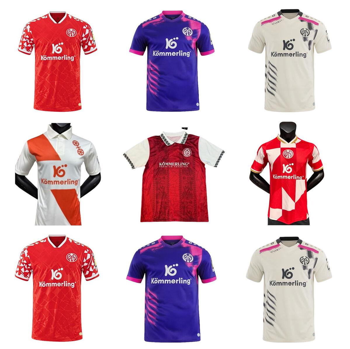 25 26 Mainz 05 soccer jerseys 2025 2026 WEIPER KAISHU SIEB HOLLERBACH SIEB KOHR NEBEL WEIPER CACI SANO JENZ camiseta ONISIWO 120th anniversary Football Shirts