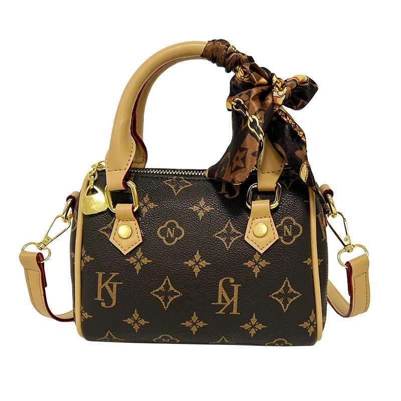 2025 Vintage Print low Bag Niche Top Handle Purse for Wen Luxe Shoder Tote Textured Crossbody Bag Day-to-Night Bag Y251120