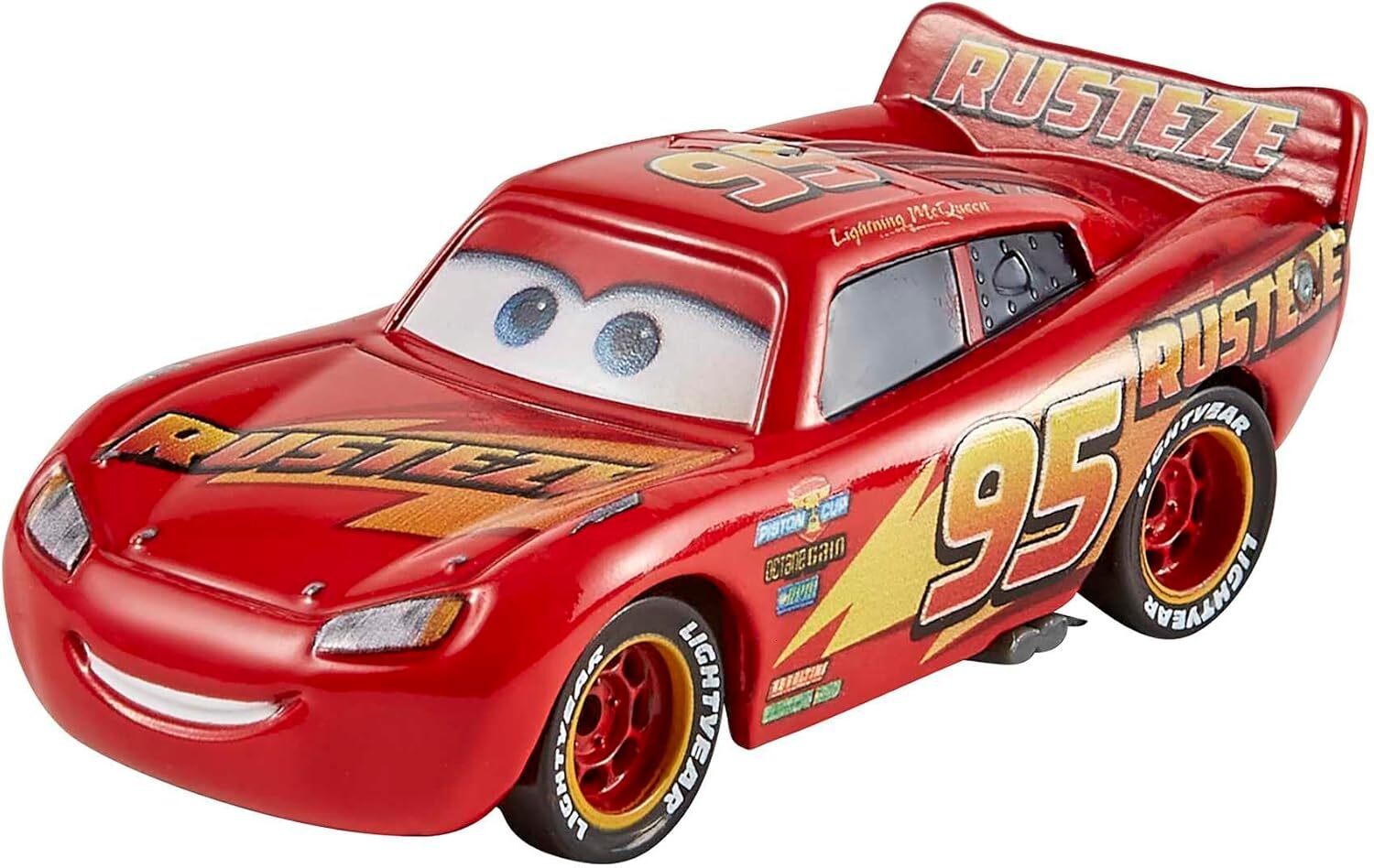 Mattel custom Disney and Pixar Toys, Radiator Springs 3-Pack of Die-cast Toy Cars Trucks with Lightning McQueen, Mater & Sheriff