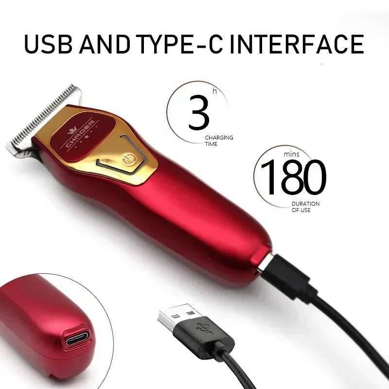 CHAOER A97 Professional Mens Hair Trimmer Machine Mini Cordless Hair Clipper 0 mm Shaved Head USB Charging Hair Cutting MachineT251120