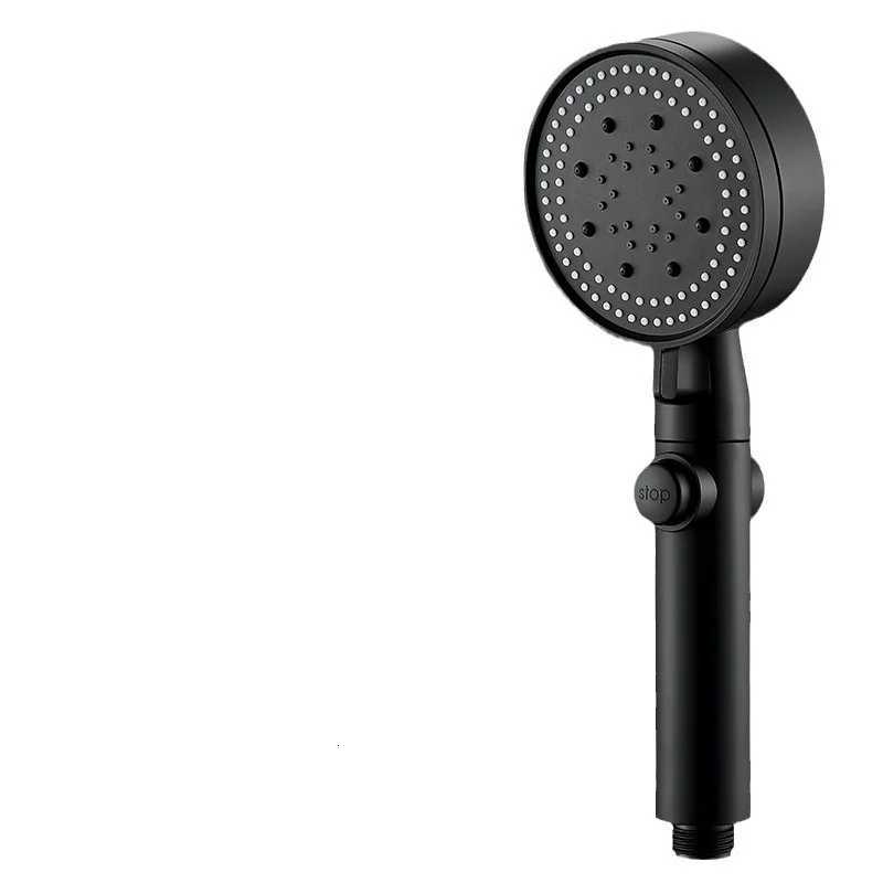 6 Modes Stainless steel high press shower head nozzle Boosting showerhead nozzle Household bathroom shower with hose kitM251120