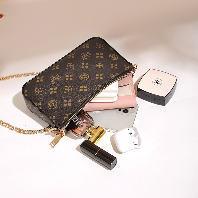 Designer mini POCHETTE bag monogram flower Women shoulder crossbody clutch pouch Original Box free shipping