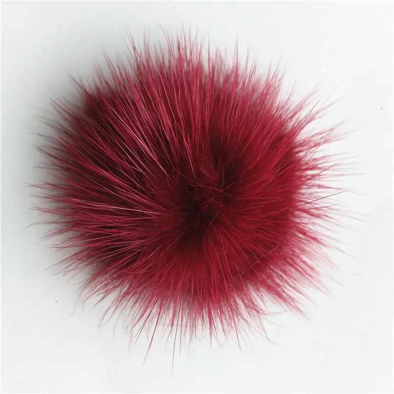 Shoe Clips of mink fur shoe decoration 2 set Genuine mink fur pompom clothes 50mm black red beige women fashion accessories E104250418bj