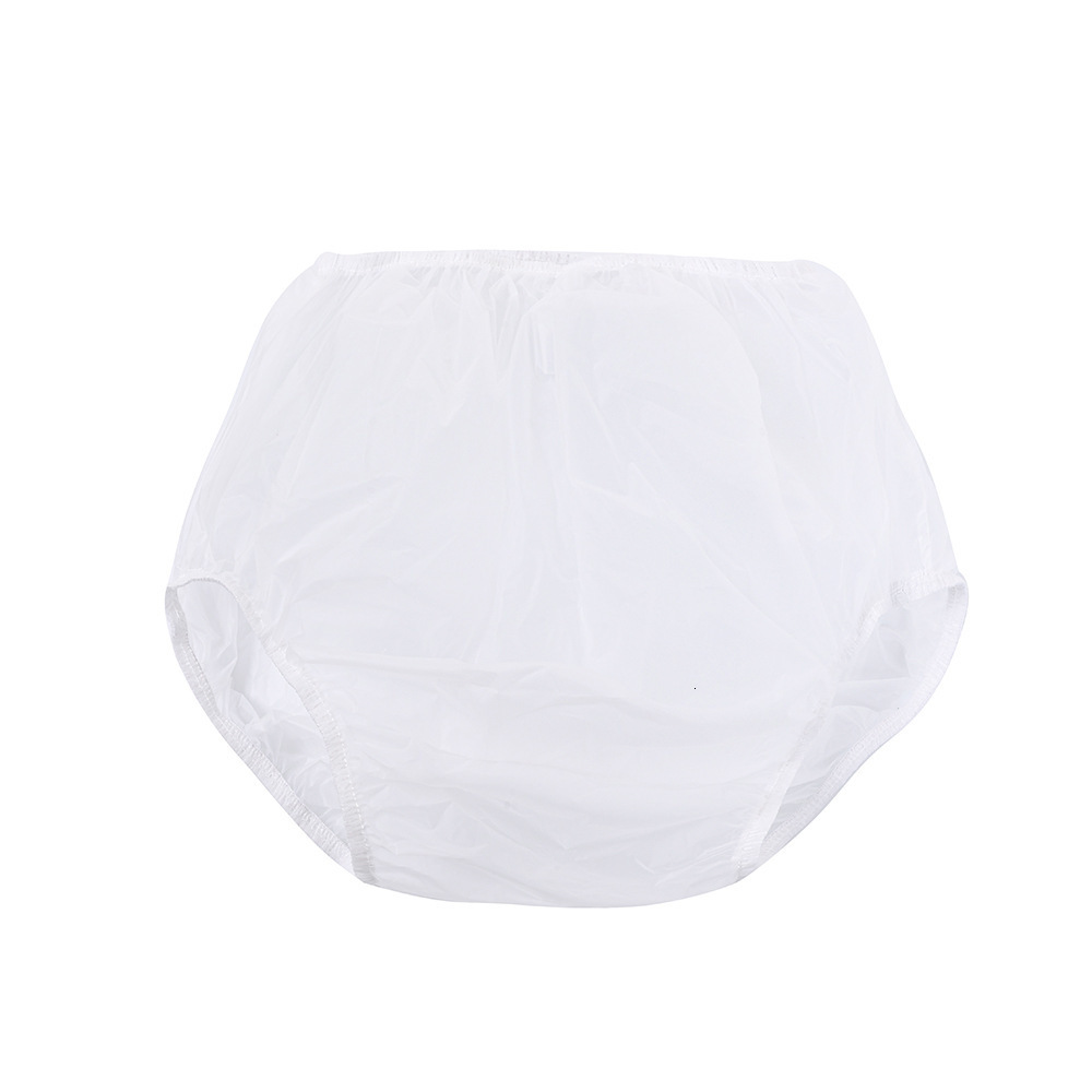 Adult Diaper Cover for Incontinence Noiseless Leak-Protection Underwear Plastic Pants Over Diapers Waterproof Rubber Pants 250220