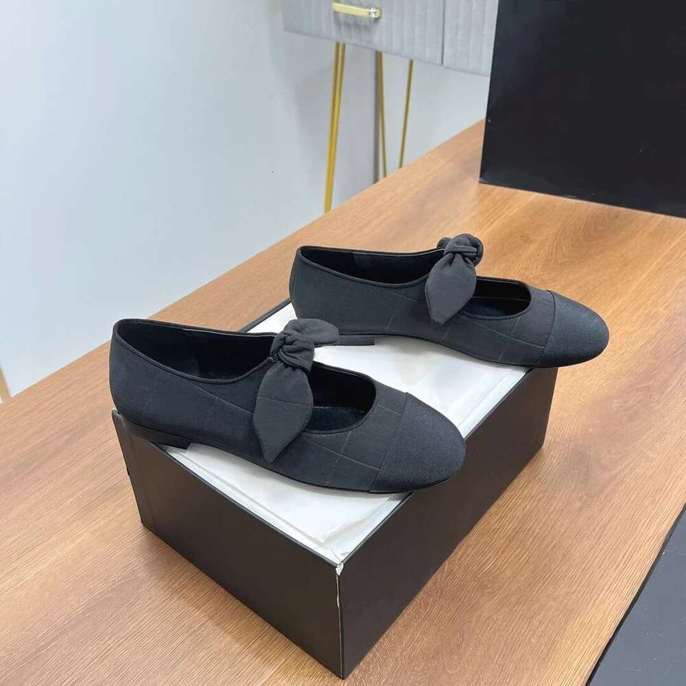 New Women Size35-41 Genuine Leather Ballet Flats Butterfly Knot Round Toes Mixed Colors Designer Shoes atillas De Mujer