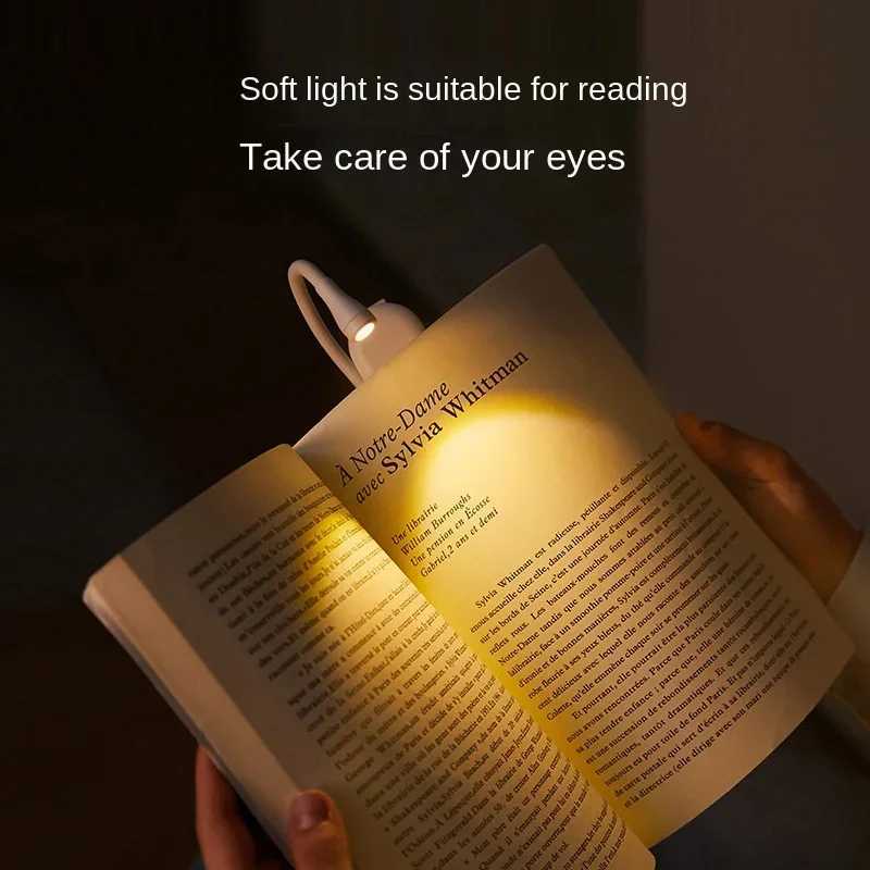 Book Lamp Read Led Lights Steplessly Brightening Usb Light Home-appliance Books Fixture Bed 3 Colors Chargeable Lamps Desk M251120
