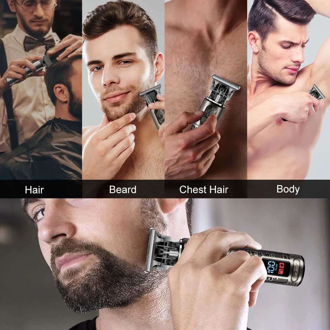 Sejoy Professional Hair Clipper kit for Men Cordless Electric Trimmers Rechargeable Hair Cutting MachineT251120