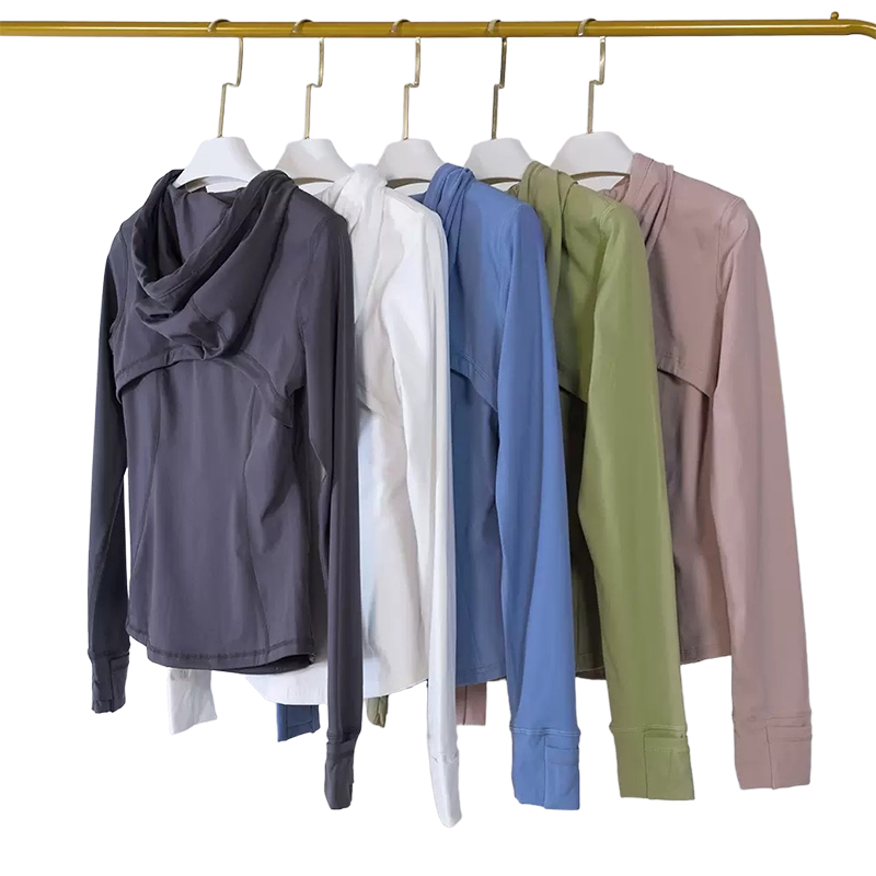 Women's Yoga Flared Trousers Hooded Jacket Set Outfit Solid Colour Nude Sports Shaping Waist Fitness Jogging Bell-bottom Sportswear