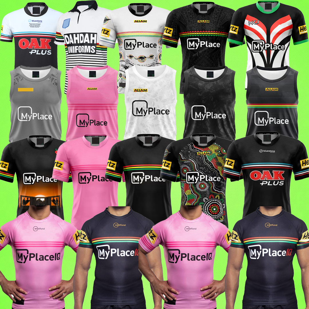 New + Retro Penrith Panthers 2025 2026 2027 Rugby Jerseys S-5XL vest 25 26 Mens League shirt Indigenous version Special Edition Tee Mens Training uniform ALTERNATE kids
