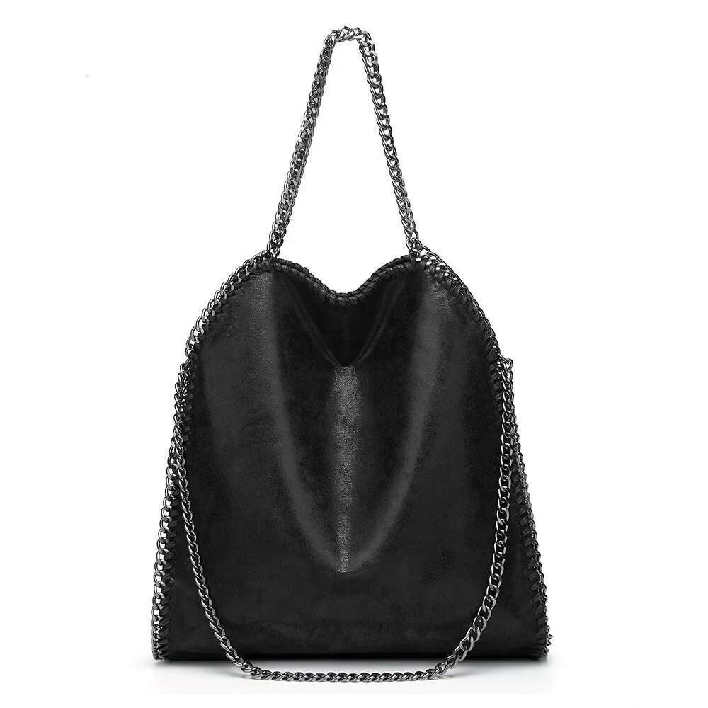 2024 New Stella Large Chain Handbag Single Shoulder Fashionable Polyester Fiber Women's Bag