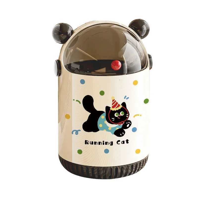 Large Capacity Waste Bin - Creative Sliding Cover Trash Can for Bedroom/Living Room Dustbin with PP Material Home/Office Use C251120