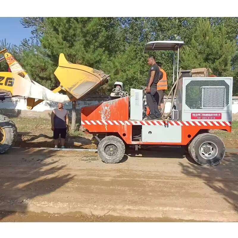 Slipform Paver Curb Stone Machine Used for Slope Protection