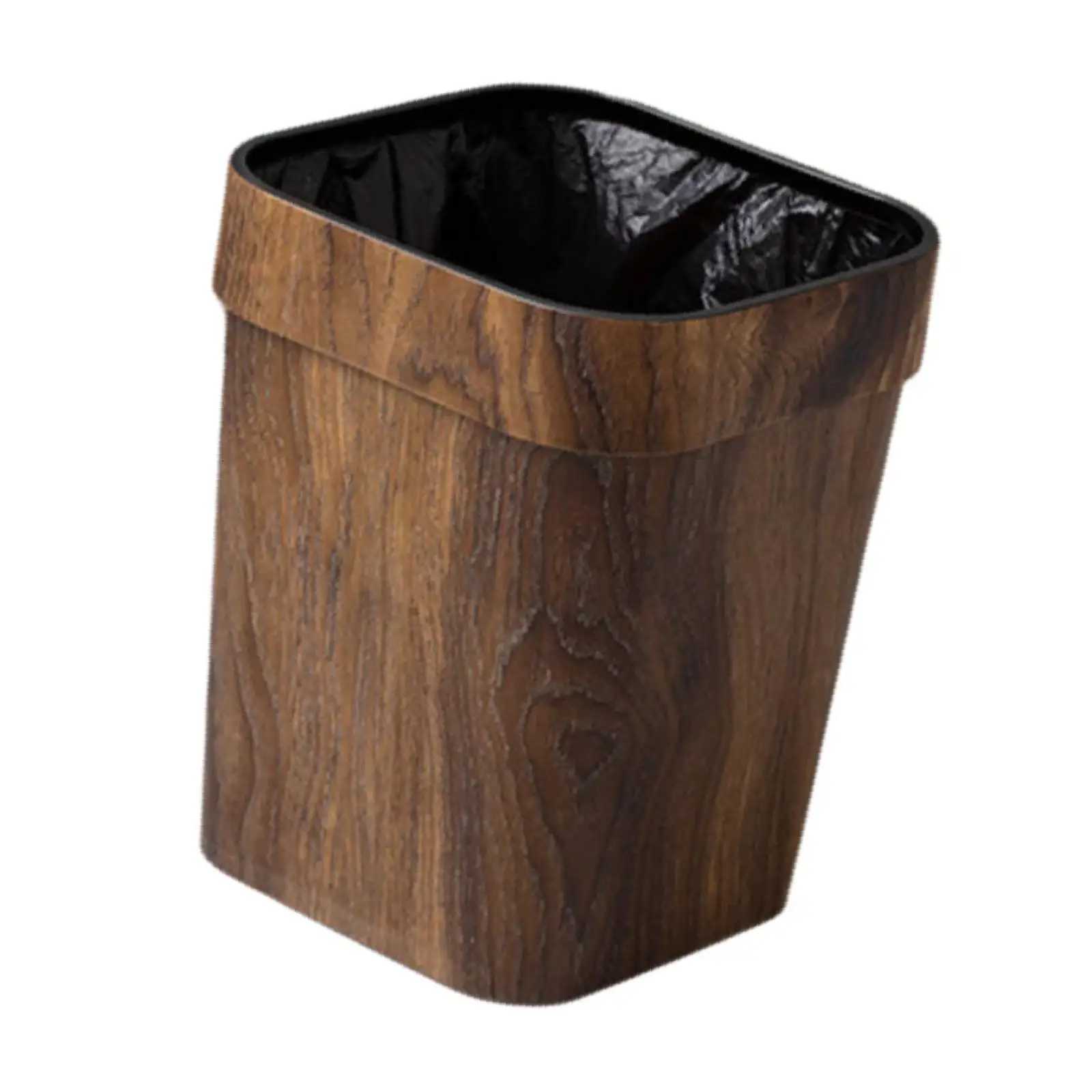 Trash Bin Farmhouse Small Narrow Garbage Can for Dorm Room Office Kitchen C251120