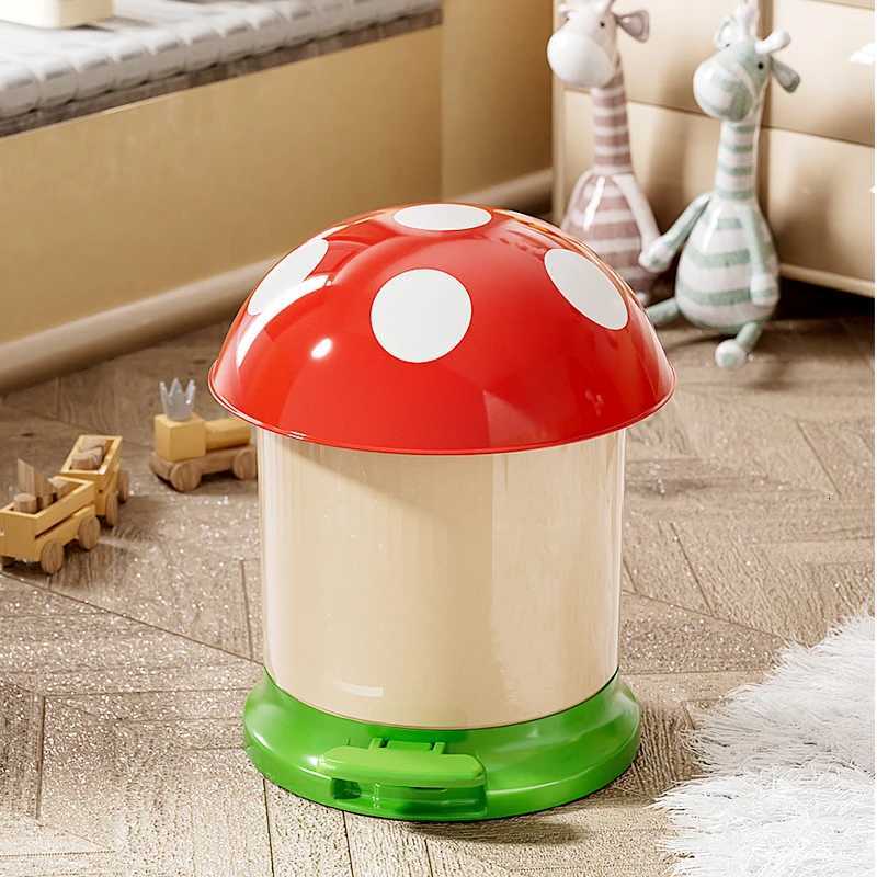 1 Pack Large Capacity Trash Can With Lid Foot Pedal Paper Basket Storage Bin Living Room Bedroom Office Bathroom PP C251120