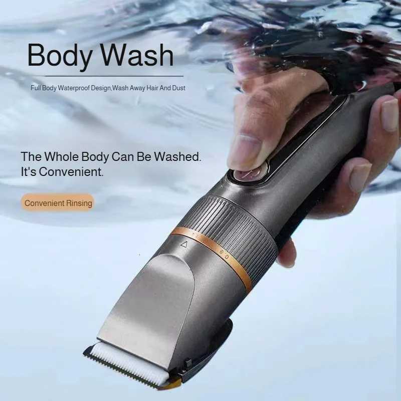 Professional Hair Clipper Set Electric Hair Trimmer with Limit Comb LED Digital Display USB Rechargeable Hair Care ToolsT251120